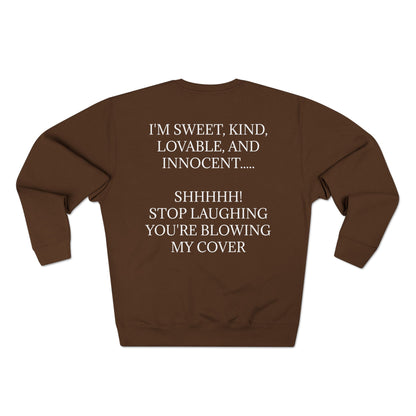 Blowing My Cover Unisex Crewneck Sweatshirt