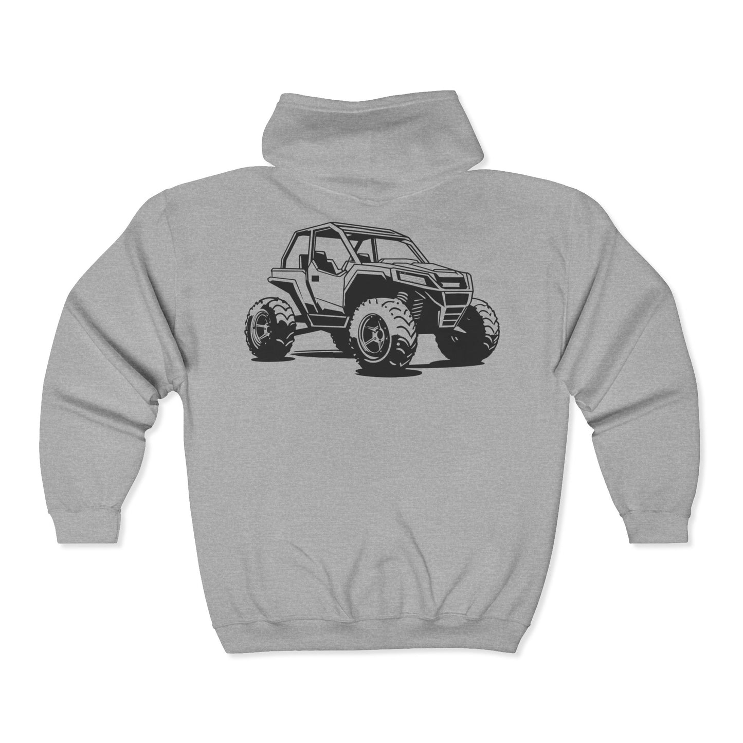 Off The Beaten Path Side By Side Unisex Full Zip Hoodie