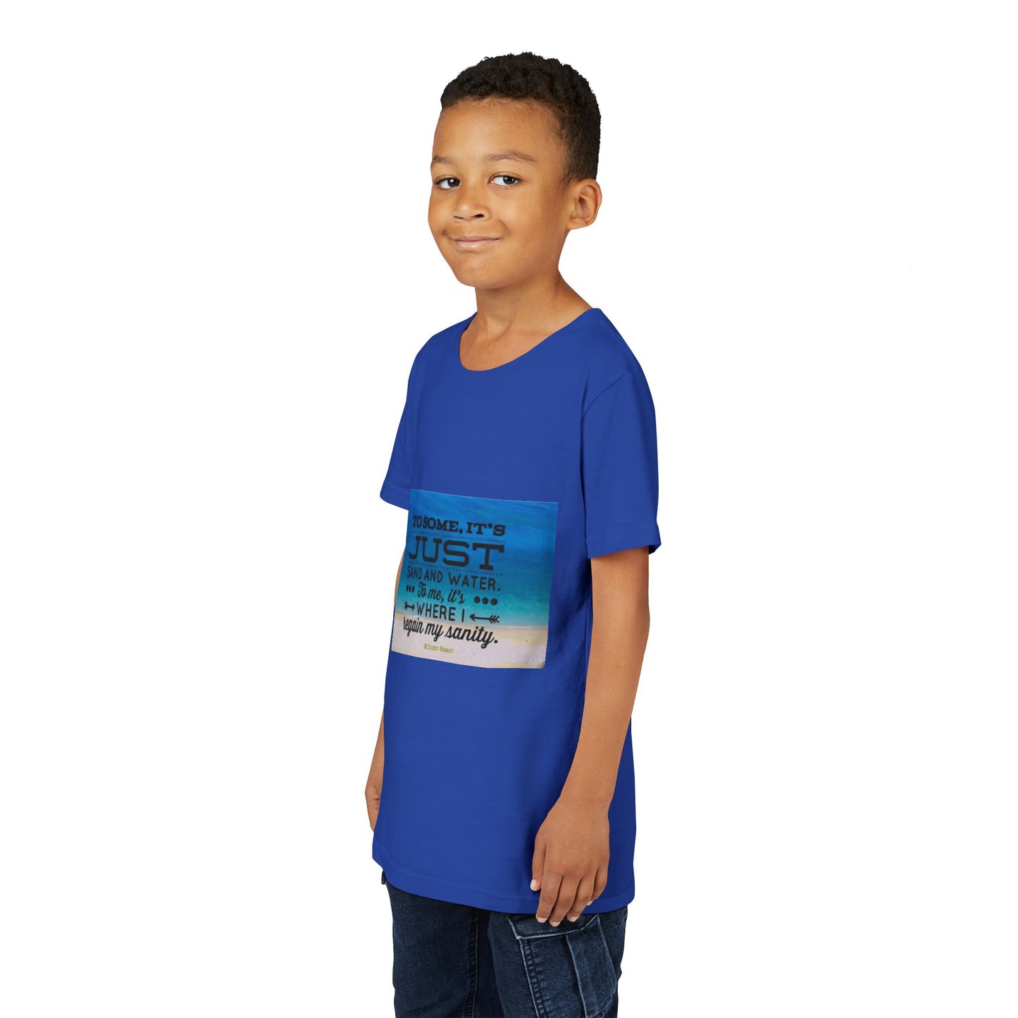 Dr. Beach Youth Unisex Short Sleeve Crewneck Tee