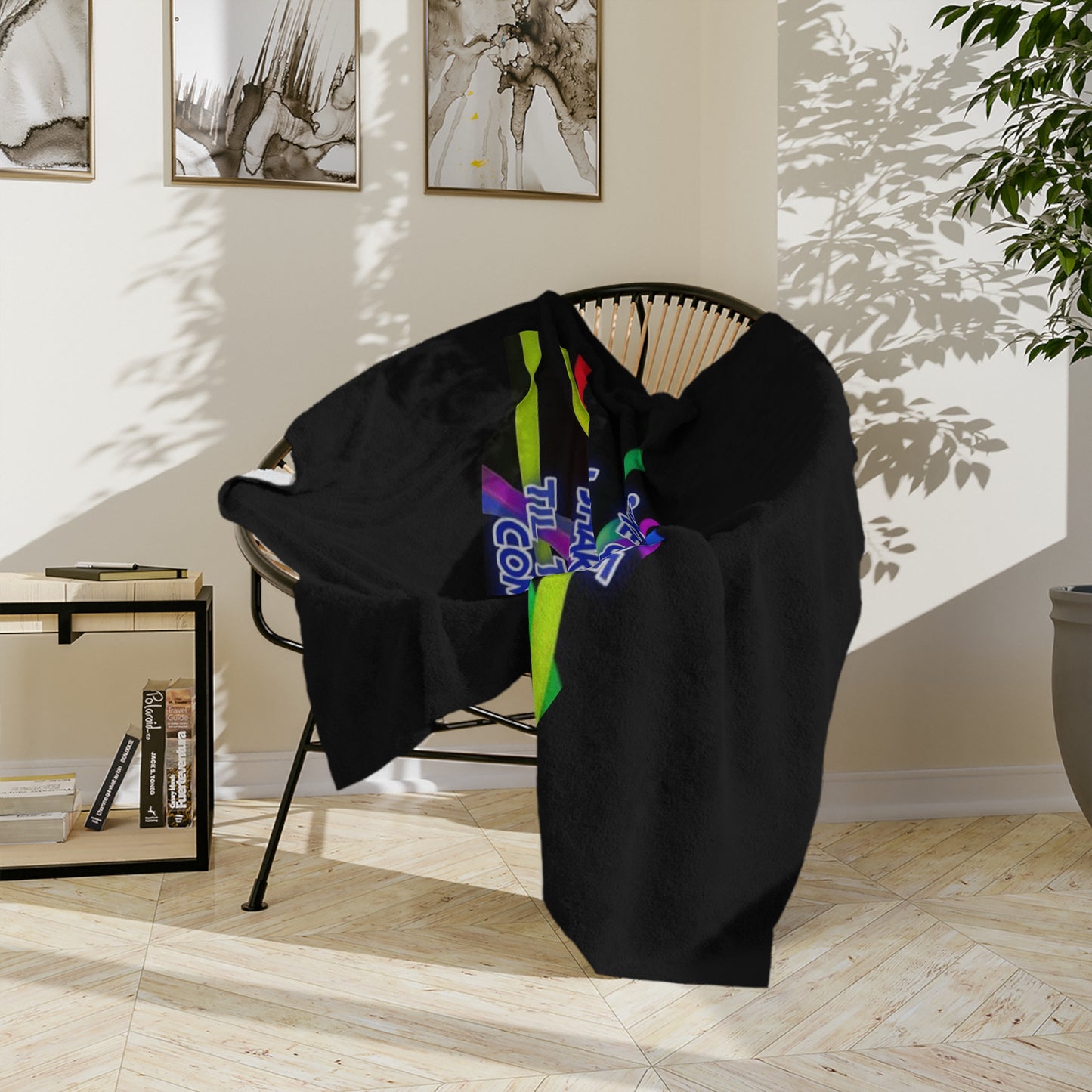 Glow Sticks Velveteen Microfiber Blanket