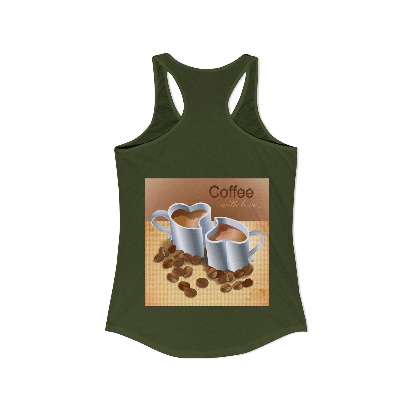 Coffee With Love Women's Racerback Tank