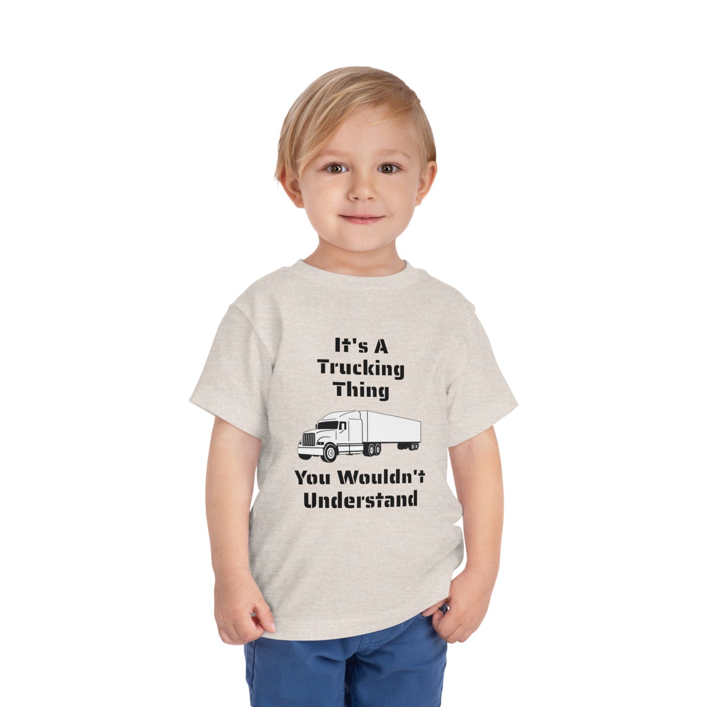 Trucking Thing Toddler Unisex Short Sleeve Crewneck Tee
