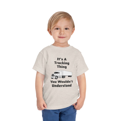 Trucking Thing Toddler Unisex Short Sleeve Crewneck Tee