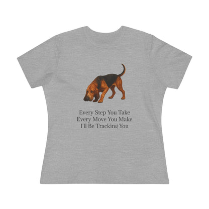 Tracking You Women's Short Sleeve Crewneck Tee