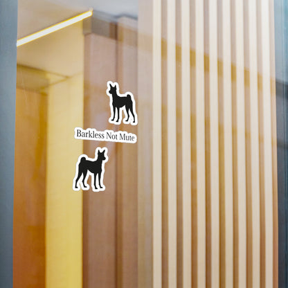 Barkless Not Mute Vinyl Decal