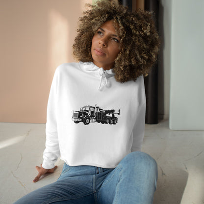 Heavy Tow Truck Women's Crop Hoodie
