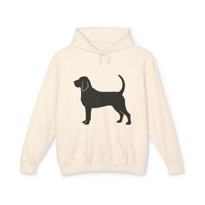 Bloodhound Silhouette Unisex Lightweight Hoodie