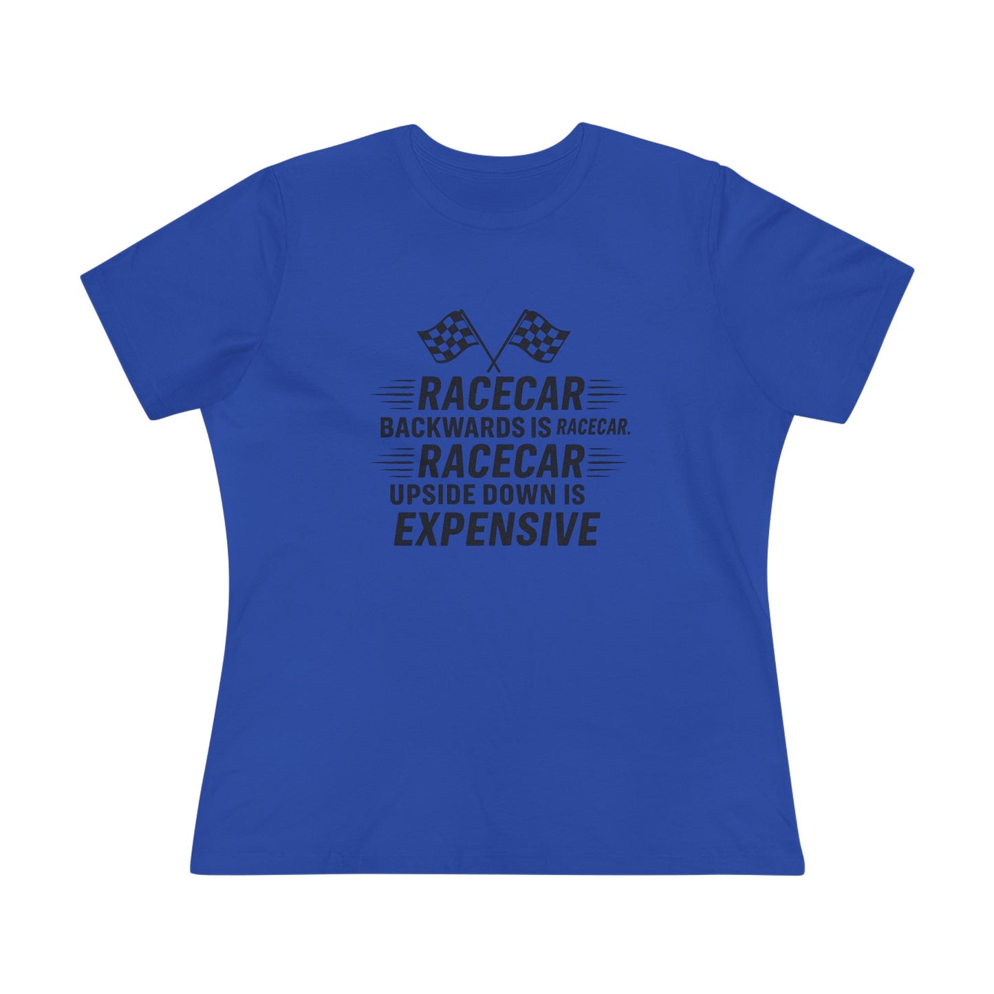 Racecar Backwards Women's Short Sleeve Crewneck Tee