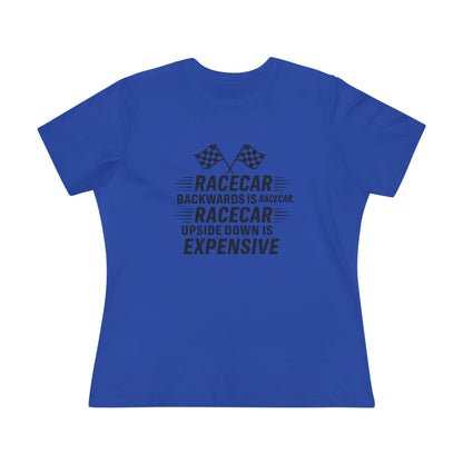 Racecar Backwards Women's Short Sleeve Crewneck Tee