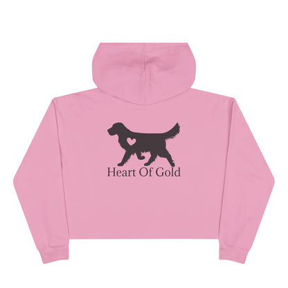 Heart Of Gold Women's Crop Hoodie