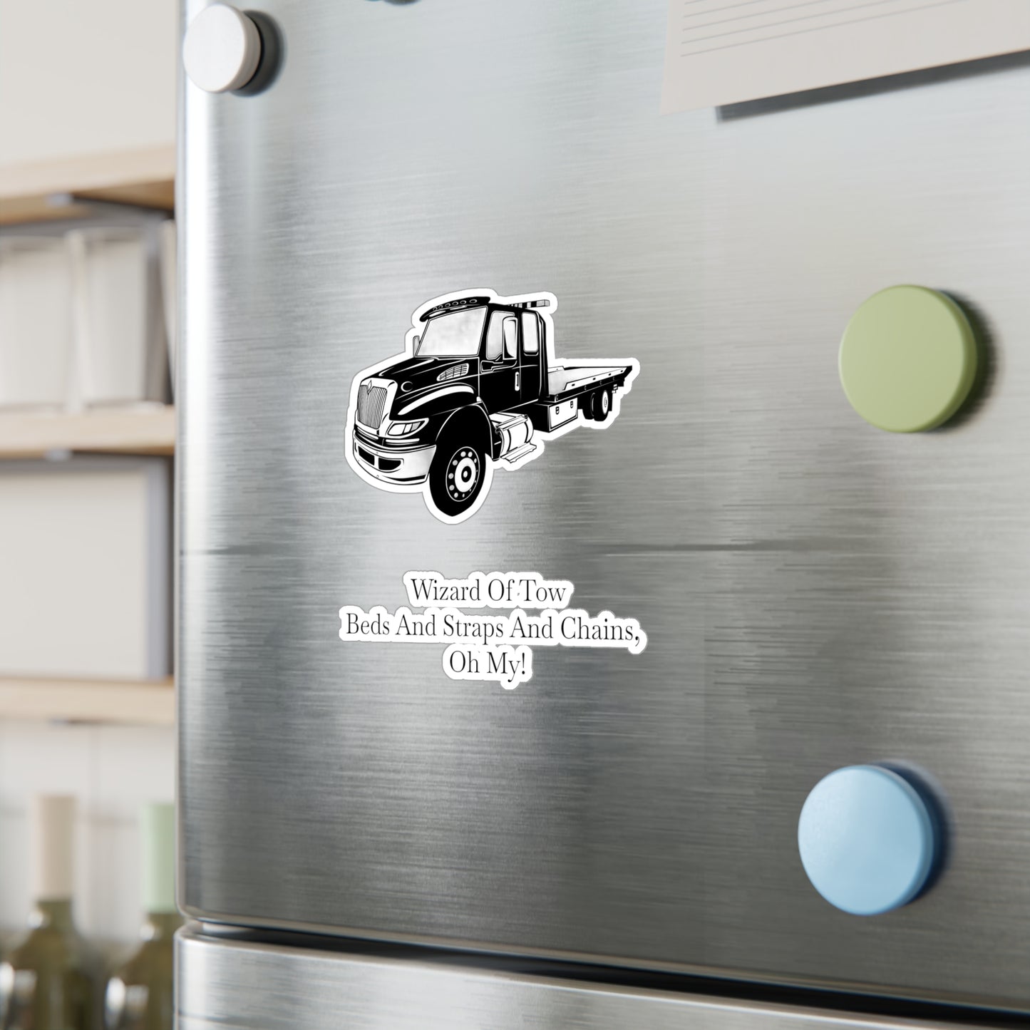 Wizard Of Tow Vinyl Decal