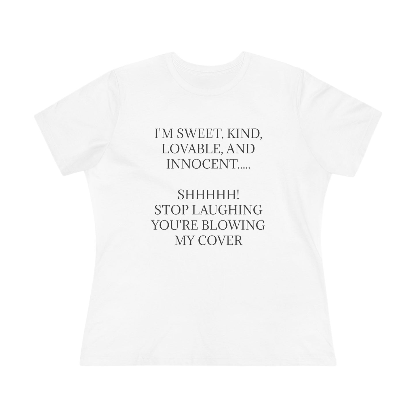 Blowing My Cover Women's Short Sleeve Crewneck Tee