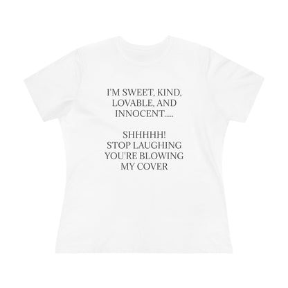 Blowing My Cover Women's Short Sleeve Crewneck Tee