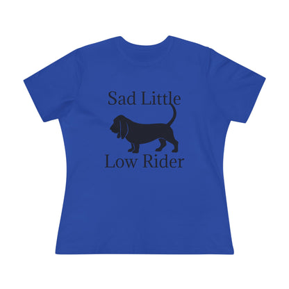 Sad Little Low Rider Women's Short Sleeve Crewneck Tee