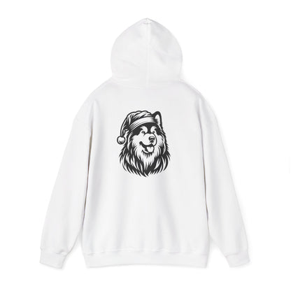 Santa Paws Malamute Unisex Hoodie