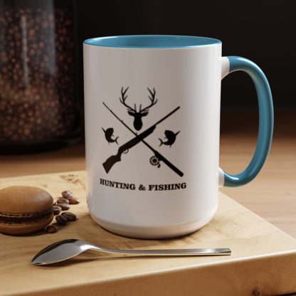 Hunting/Fishing 2-Tone Coffee Mug