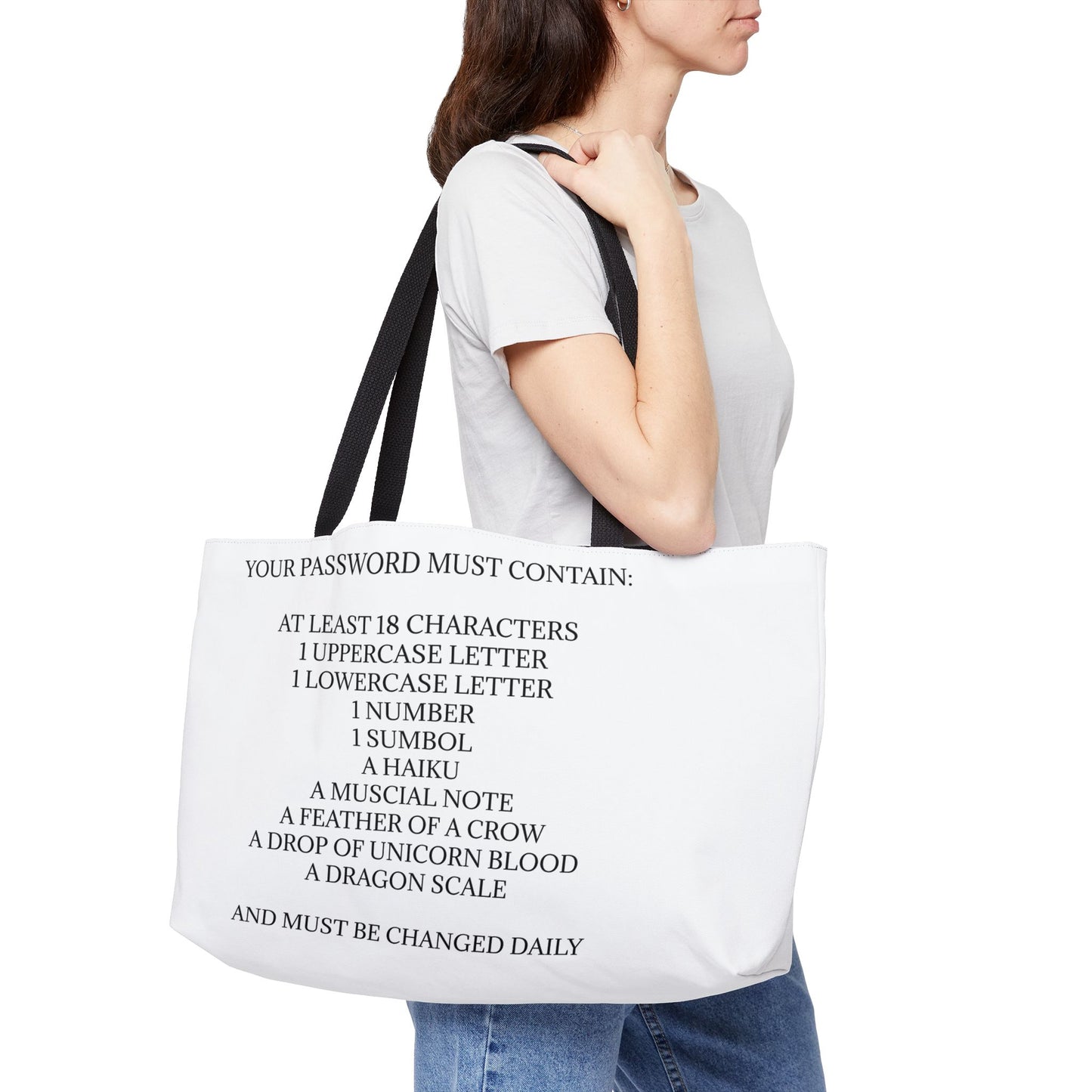 Password Weekender Tote Bag