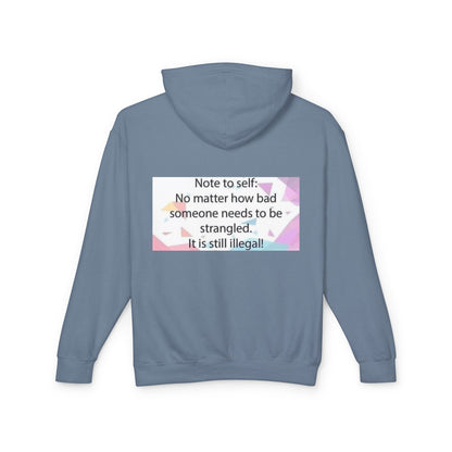 Note to Self Unisex Lightweight Hoodie