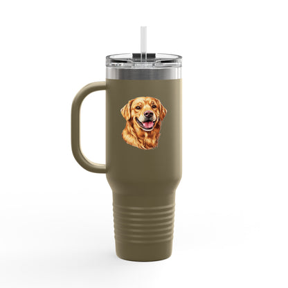 Golden Head Insulated Travel Mug
