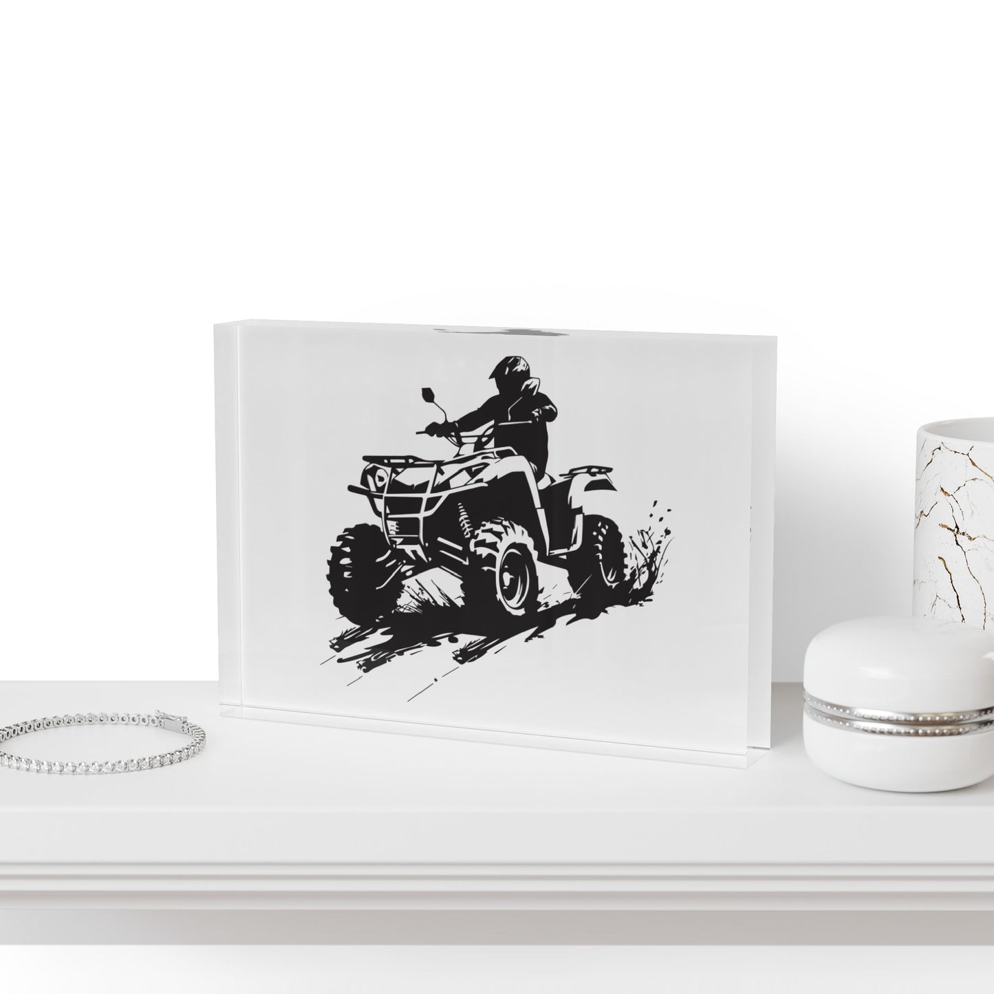 Slingin' Mud Quad Acrylic Photo Block