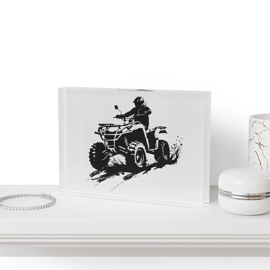Slingin' Mud Quad Acrylic Photo Block
