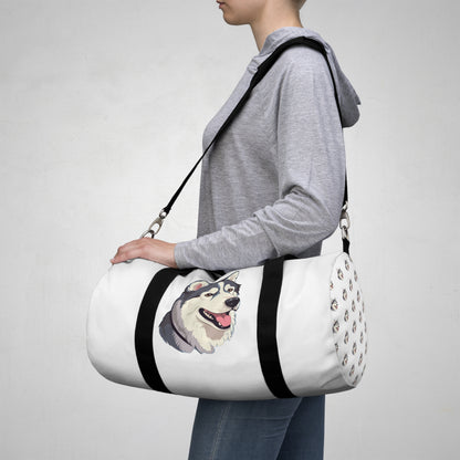 Malamute Head Duffel Bag