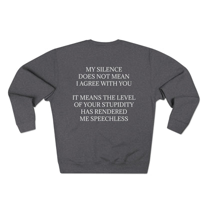 Speechless Unisex Crewneck Sweatshirt