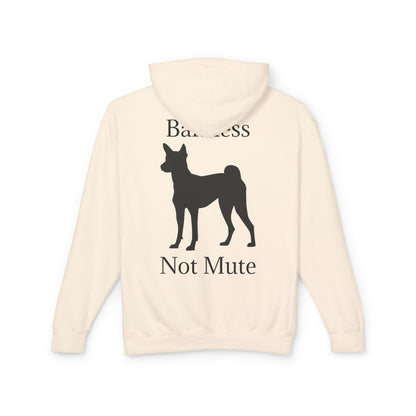 Barkless Not Mute Unisex Lightweight Hoodie