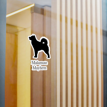 Malamute Mayhem Vinyl Decal