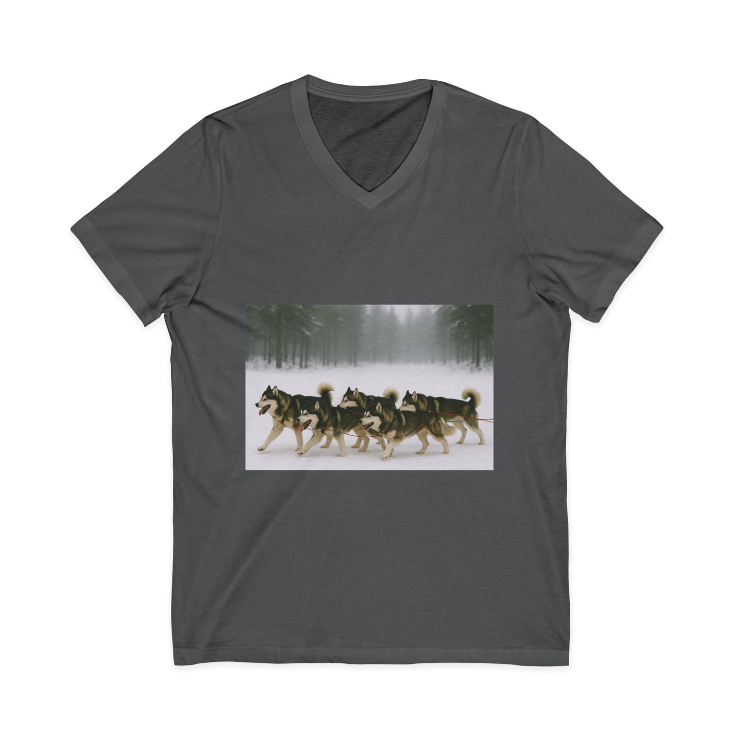 Mush On Unisex Short Sleeve V-Neck Tee