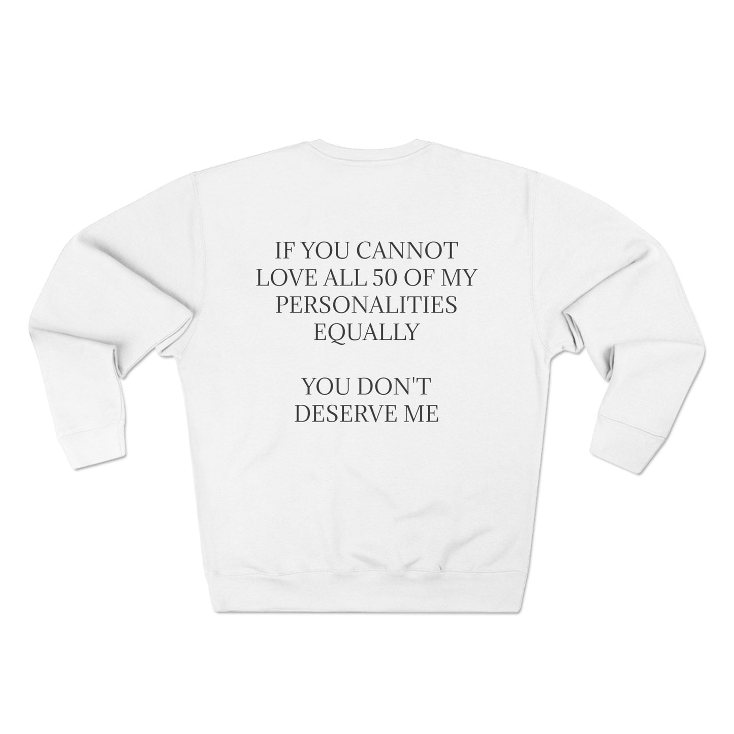 50 Personalities Unisex Crewneck Sweatshirt