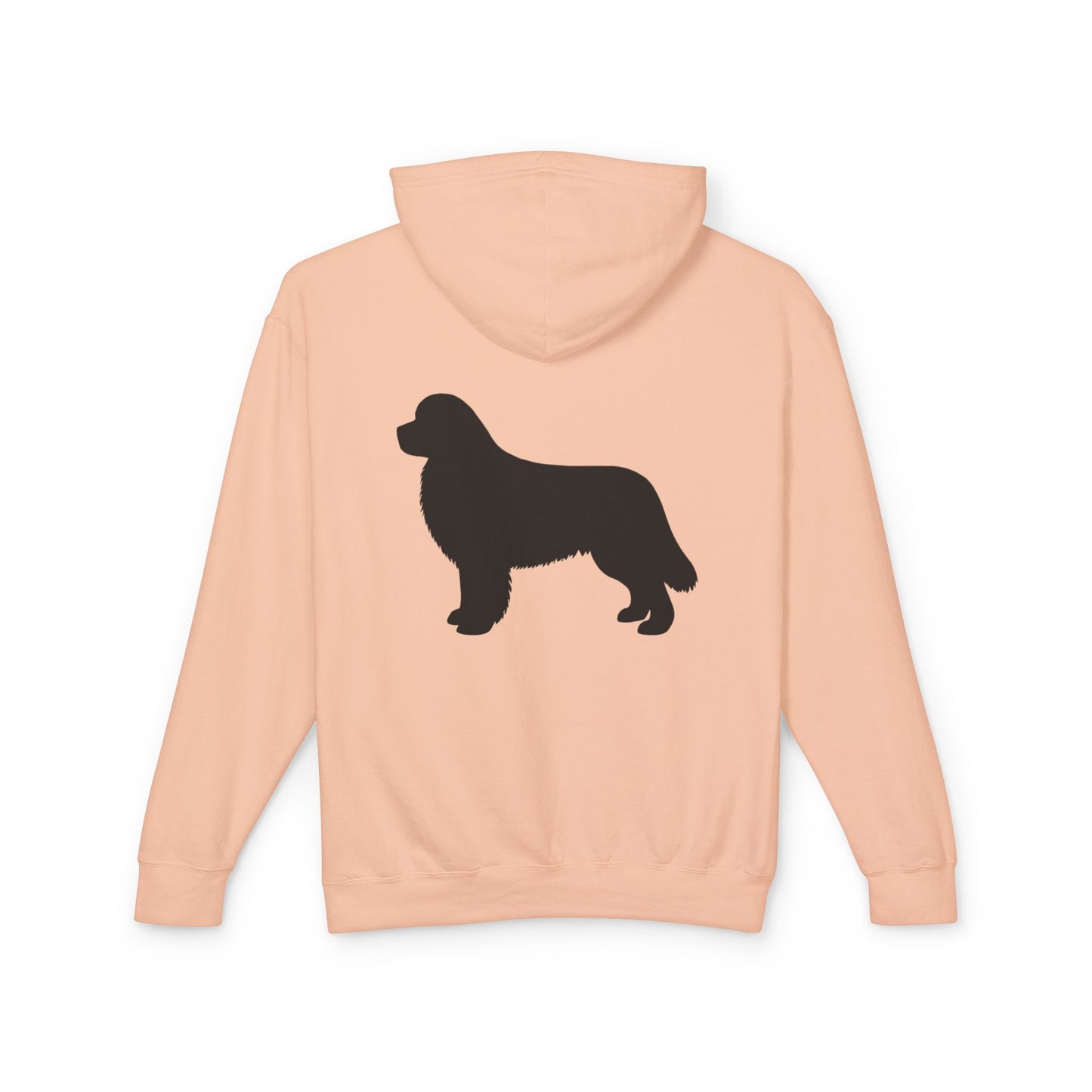 Newfie Silhouette Unisex Lightweight Hoodie