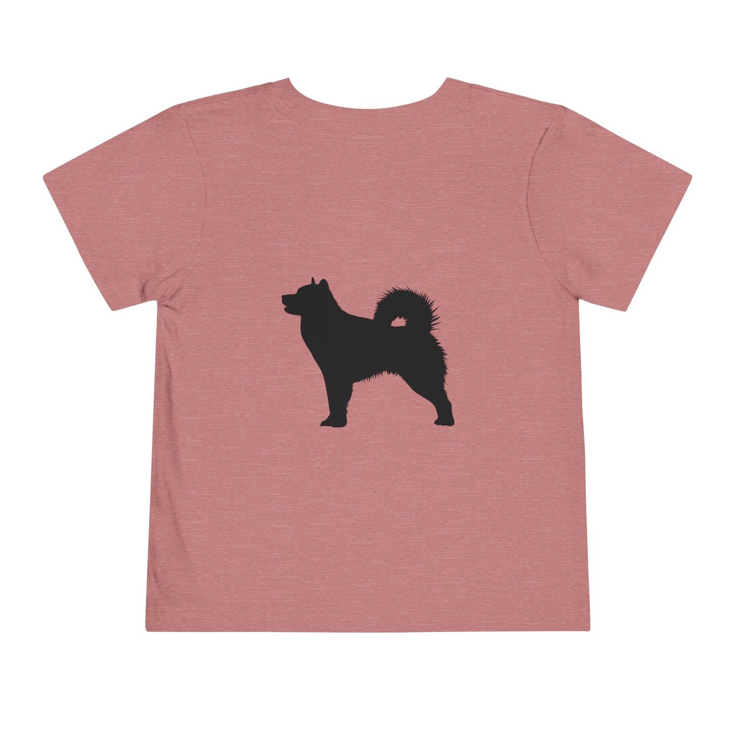 Malamute Silhouette Toddler Unisex Short Sleeve Crewneck Tee