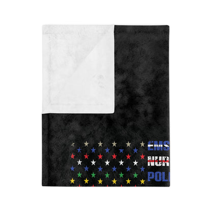 First Responder Velveteen Microfiber Blanket