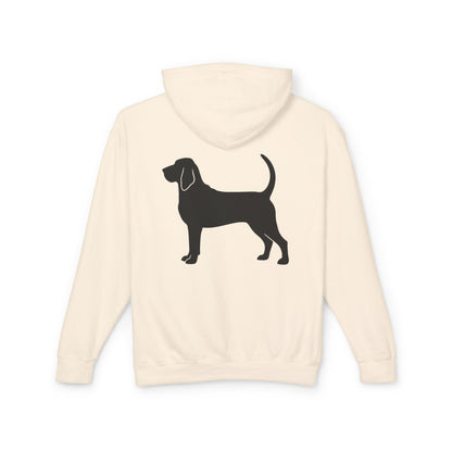 Bloodhound Silhouette Unisex Lightweight Hoodie