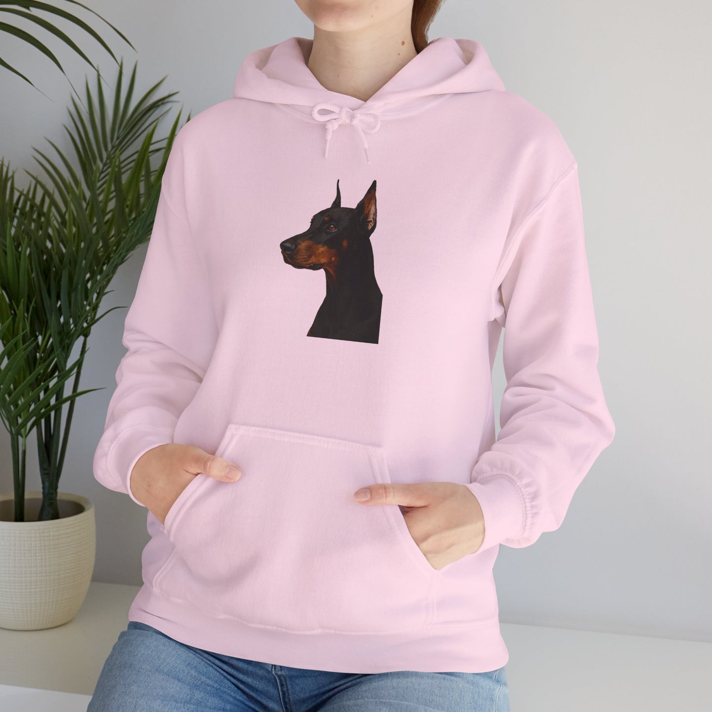 Doberman Head Unisex Hoodie