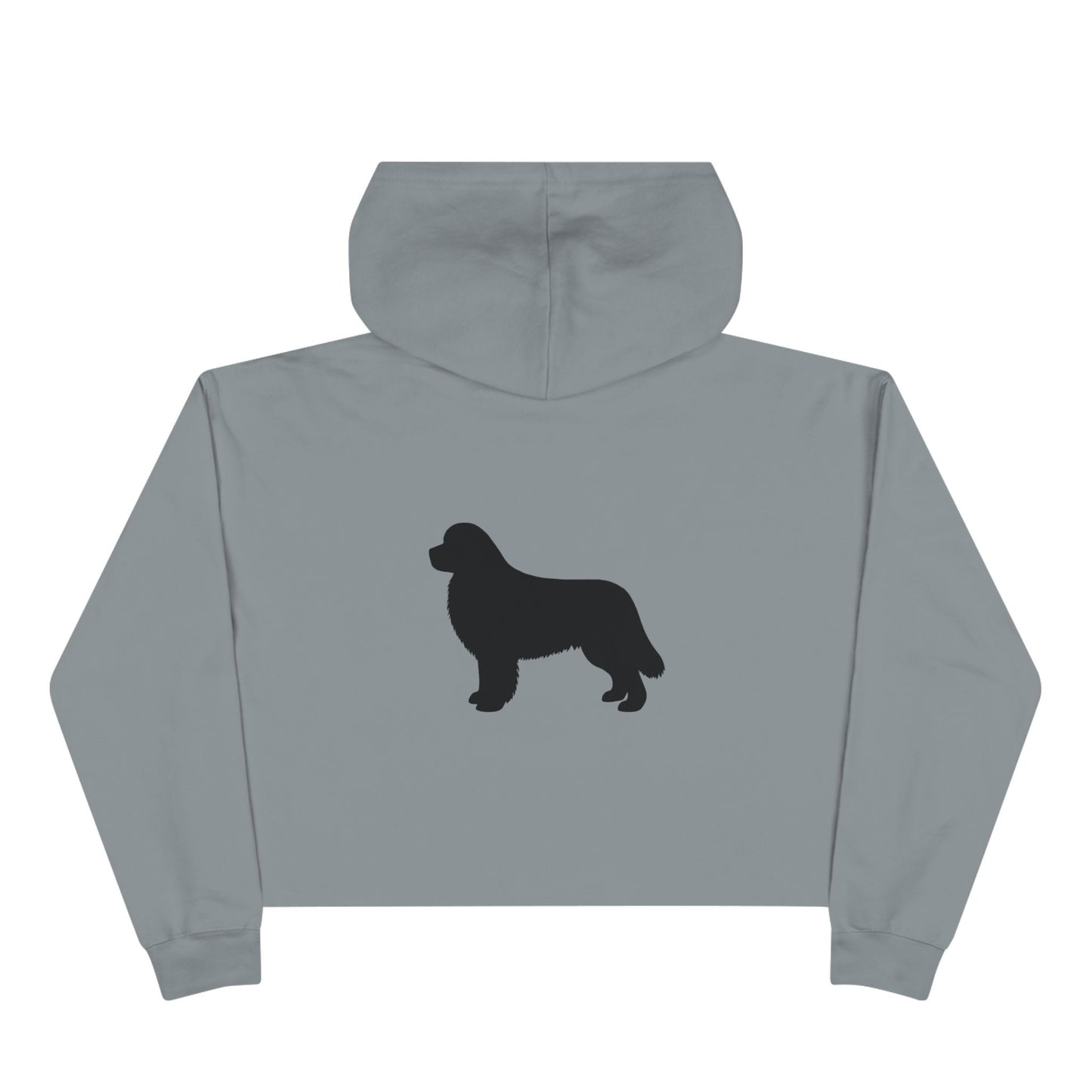 Newfie Silhouette Women's Crop Hoodie
