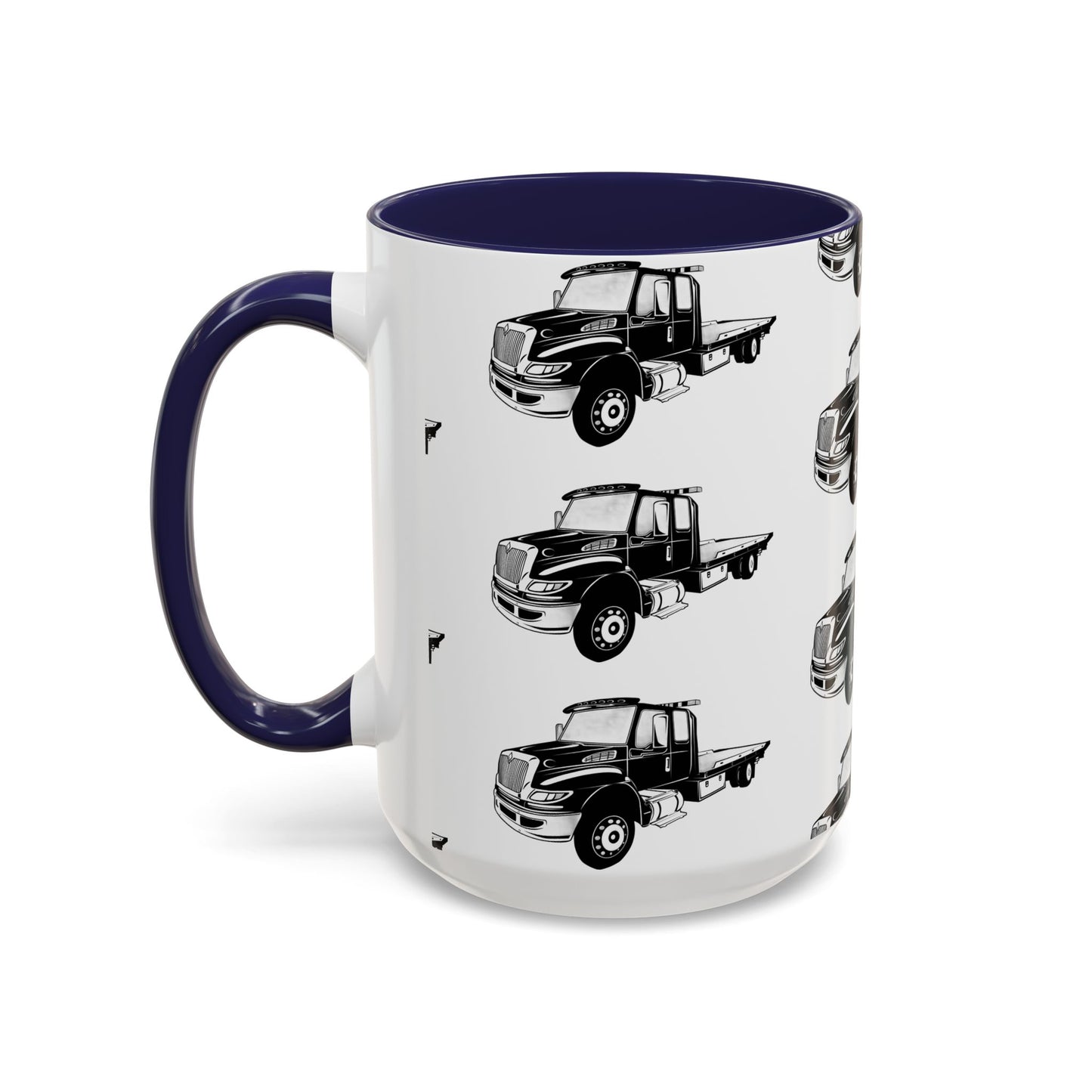 Flatbed Tow Truck 2-Tone Coffee Mug