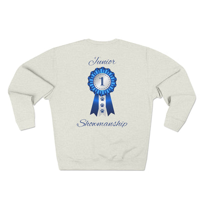 Junior Showmanship Unisex Crewneck Sweatshirt