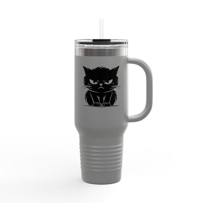 Angry Cat Insulated Travel Mug