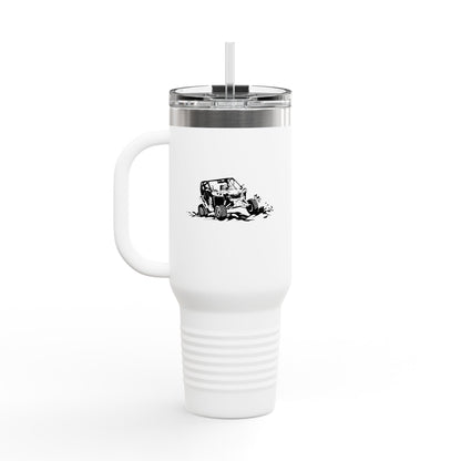 Slinging Mud Side By Side Insulated Travel Mug