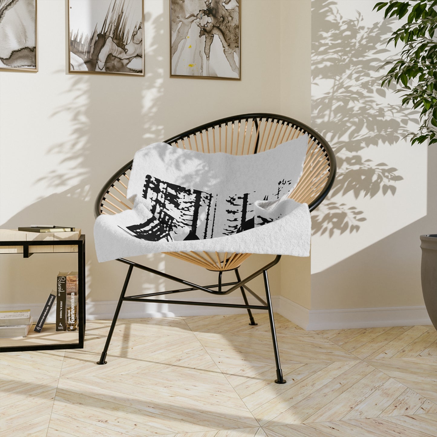 Guardian Of The Forest Velveteen Microfiber Blanket