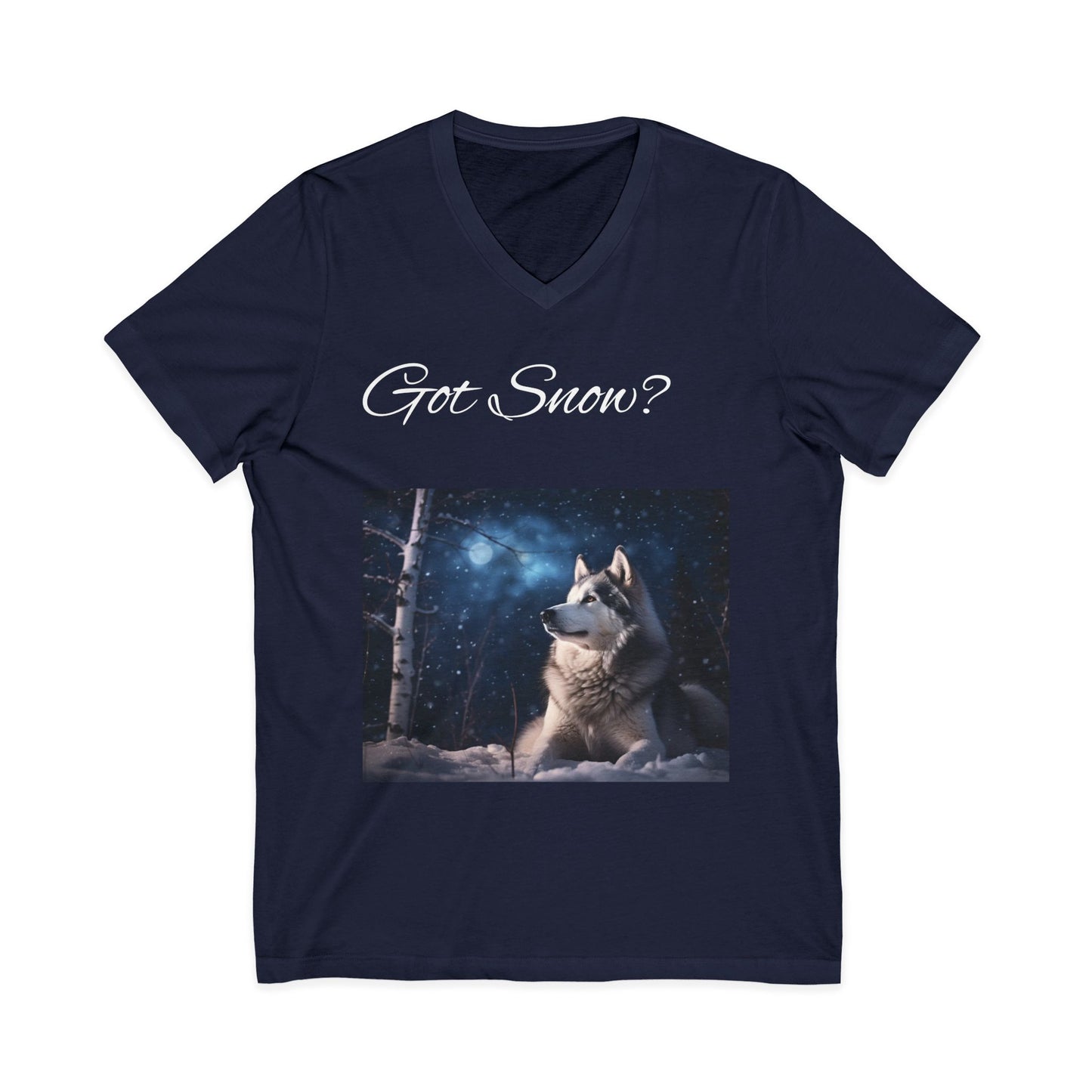 Got Snow? Unisex Short Sleeve V-Neck Tee