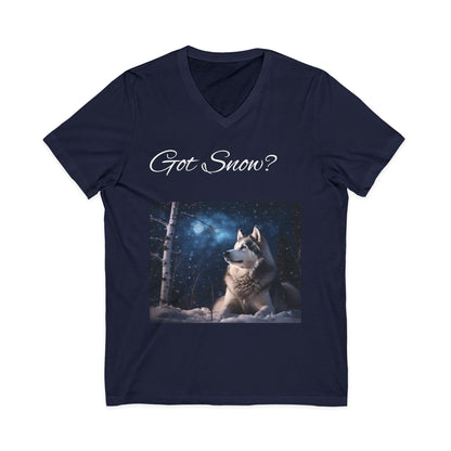 Got Snow? Unisex Short Sleeve V-Neck Tee
