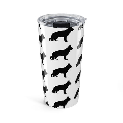 German Shepherd Silhouette Tumbler