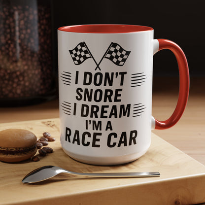 I Don't Snore 2-Tone Coffee Mug