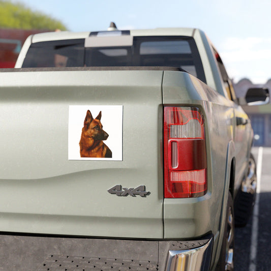 German Shepherd Head Indoor/Outdoor Magnet