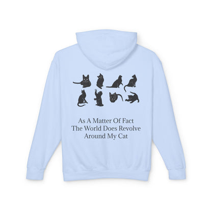 Matter Of Fact Cat Unisex Lightweight Hoodie
