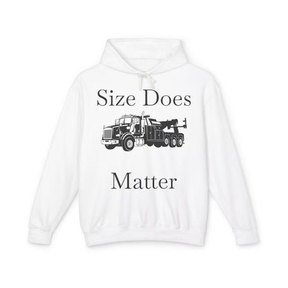 Size Does Matter Unisex Lightweight Hoodie