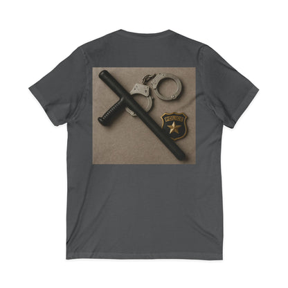 Law Enforcement Appreciation Unisex Short Sleeve V-Neck Tee